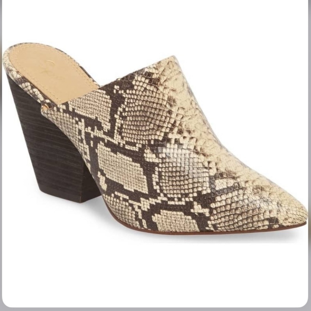 Splendid Nala Mules Snake Print